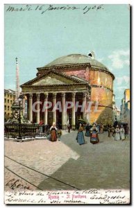 Old Postcard Roma Ji Pantheon