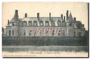 Old Postcard Villers Cotterets Chateau seen Park