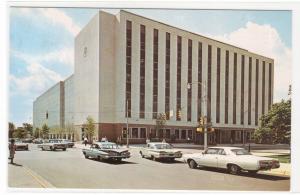 Graduate School Cars Purdue University Lafayette Indiana 1960s postcard