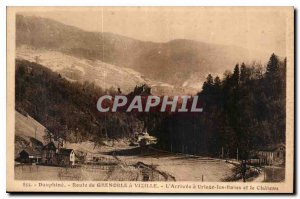 Postcard Old Route Dauphine Grenoble Vizille the Arrival Uriage les Bains and...