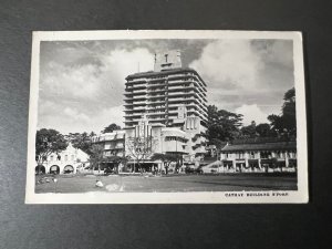 Mint Singapore Postcard RPPC Cathay Building Street View