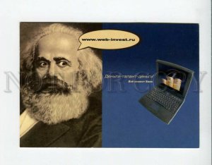 3082949 Carl MARX w/ Notebook ADVERTISING modern Card