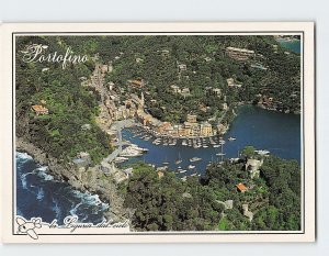 Postcard Aerial view, Portofino, Italy