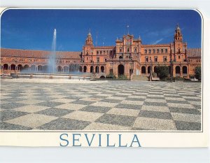 Postcard Plaza de España, Seville, Spain