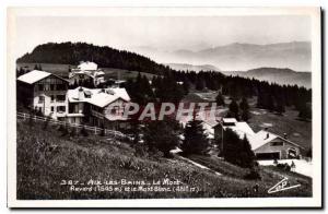 Old Postcard Aix les Bains Mont Revard t Mont Blanc