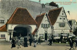 Exhibition Belgium lot 7 postcards Exposition Brussels 1910 