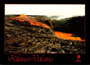 Hawaii Big Island Aloha Showing The Kilauea Volcano