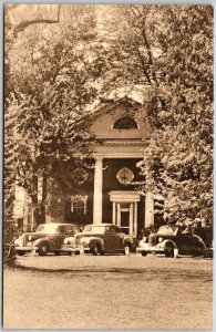 Charlottesville Virginia  VA, East Portico, Farmington Country Club, Postcard