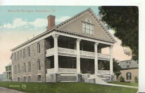 America Postcard - Home For The Aged - Brattleboro - Vermont - TZ11587