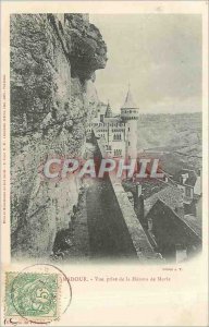 Old Postcard Rocamadour View from the House of Mary