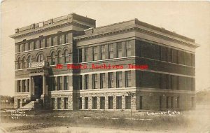 CO, Lamar, Colorado, RPPC, High School, Exterior Scene, Dye Photo