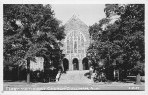 J43/ Cullman Alabama RPPC Postcard c1950s Cline First Methodist Church 45