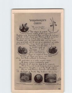 Postcard Wordsworths Creed England