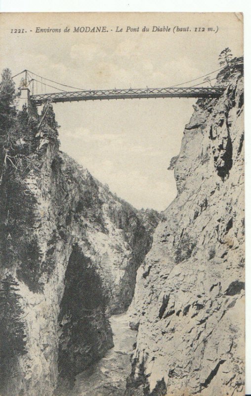 France Postcard - Environs De Modane - Le Pont Du Diable - Ref 18390A