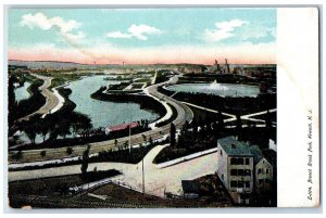Bird's Eye View Of Branch Brook Park Newark New Jersey NJ Antique Postcard