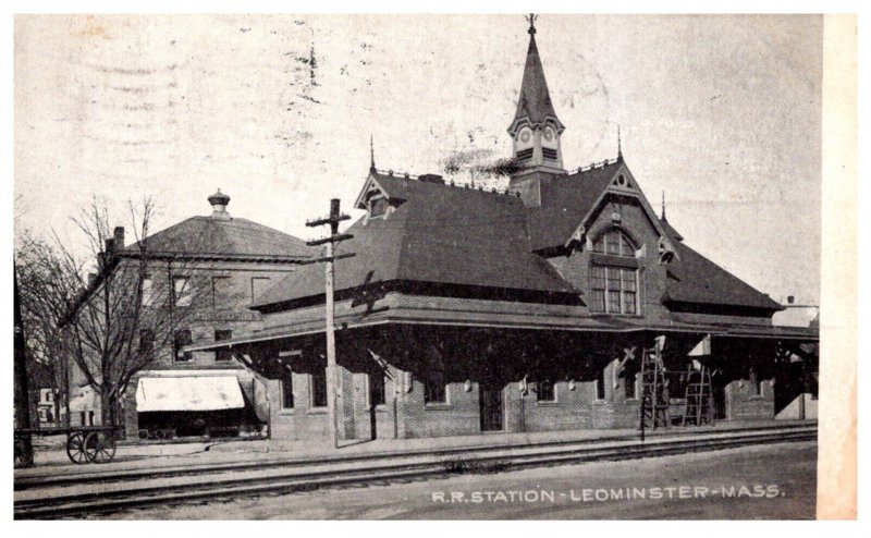 Massachusetts  Leominister R.R,. Station