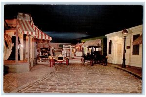 Old Chicago Street Scene Cars Museum Store View Illinois IL Vintage Postcard 
