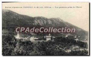 Old Postcard Alpine Resort THORENC General View from LQuest