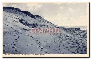 Old Postcard Arcachon Cote d & # 39Argent The Dunes of Pyla