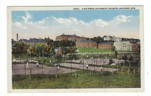 ~Early 1900s Picture Postcard- Tennis, University Heights, Madison, WI  (XX31)