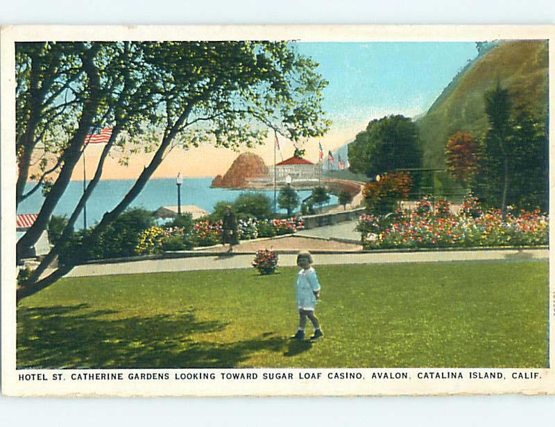 Unused W-Border ST. CATHERINE HOTEL Los Angeles - Catalina Island CA Q7195