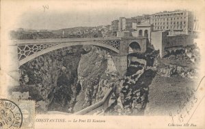 Algeria Constantine Le Pont EL Kantara Vintage Postcard 07.17