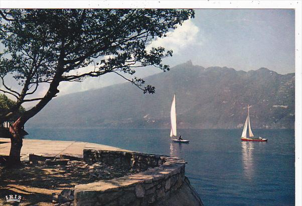 France Aix les Bains Lac du Bourget et Panorama sur la Dent du Chat