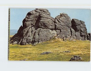 Postcard Haytor Rocks, Dartmoor, Haytor Vale, England