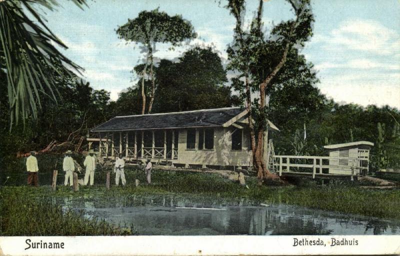 suriname, BETHESDA, Badhuis, Bath House (1910s) Moravian Mission