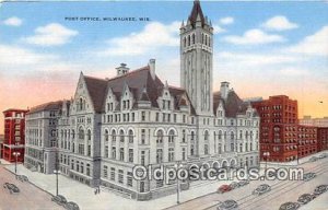 Post Office Milwaukee, Wis, USA Postcard