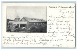 1902 Casino Scene of Kennebunkport Maine ME Central Falls RI Posted PMC Postcard