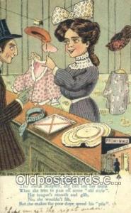 Comic Comical Postcard Post Card Old Vintage Antique  