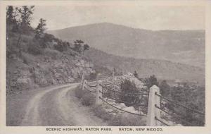 New Mexico Raton Scenic Highway Raton Pass Albertype