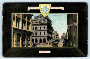 SYDNEY, AUSTRALIA ~ Street Scene on GEORGE STREET c1910s  Postcard