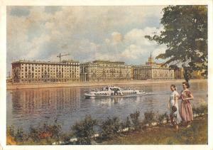 BT13187 Moscow view of frunze embankment ship bateaux         Russia