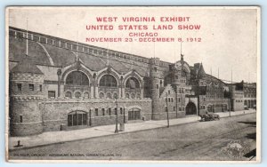 CHICAGO, IL ~ West Virginia Exhibit UNITED STATES LAND SHOW 1912 Postcard