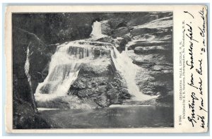1907 Georgianna Falls Exterior View Lake River Lincoln New Hampshire NH Postcard