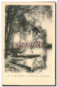 Old Postcard Tour De Marne De Joinville Champigny