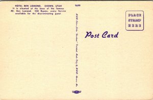 Linen Postcard Hotel Ben Lomond in Ogden, Utah~135686