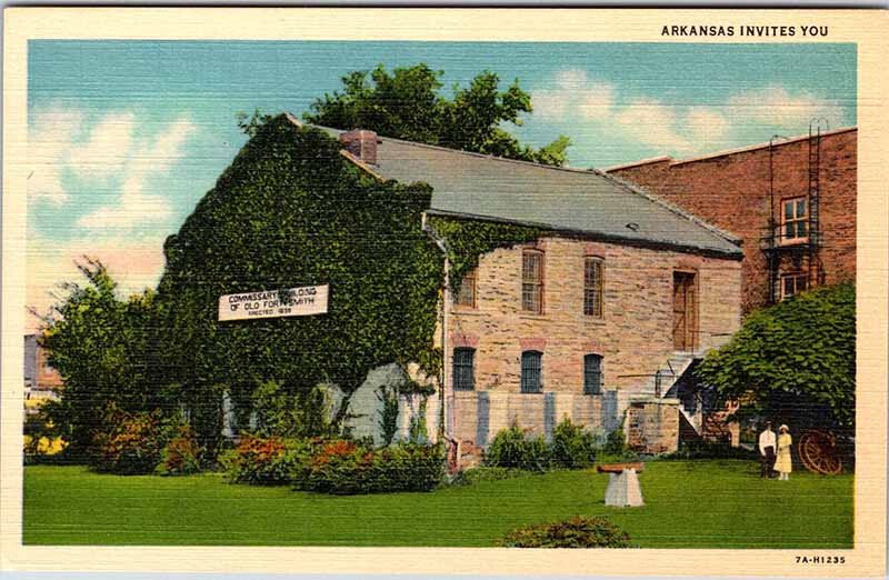 Postcard BUILDING SCENE Fort Smith Arkansas AR AL1201