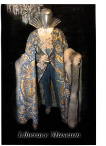 Fashion, Blue and Gold Costume, The Liberace Museum, Las Vegas, Nevada