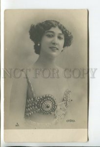 459943 OTERO Spanish Courtesan BELLY DANCER Vintage PHOTO postcard