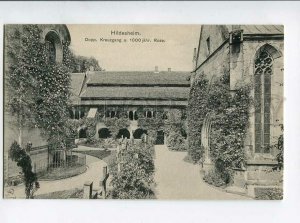 3138407 Germany HILDESHEIM Dopp Kreuzgang Rose Cloister OLD PC