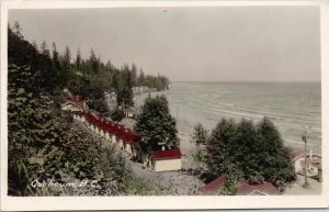 Qualicum BC Vancouver Island Gowen Sutton RPPC Postcard E98 *as is