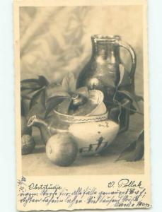 Old rppc ARTISTIC - ARTWORK DEPICTED Nice Postcard AB2146