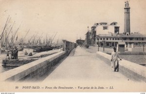 PORT SAID , Egypt , 00-10s ; From the breakwater