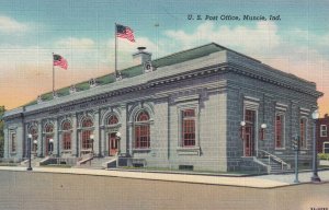 MUNCIE Indiana 1930-1940s U.S. Post Office