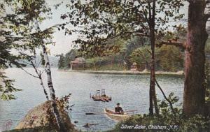 New Hampshire Chisham Canoeing On Silver Lake 1907