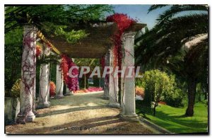 Old Postcard The Riviera Garden Henry