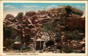 Chatsworth Park Railroad Tunnel California White Border 20s?   - A26 